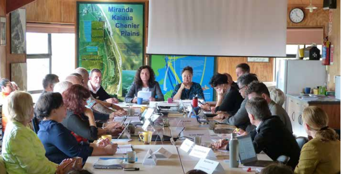 Hauraki Gulf Forum meeting at the Shorebird Centre