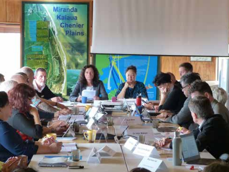 Hauraki Gulf Forum meeting at the Shorebird Centre