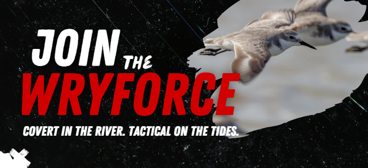 Operation Wry:
Covert in the River. Tactical on the Tides.
# JOIN THE WRYFORCE
# VOTE WRYBILL